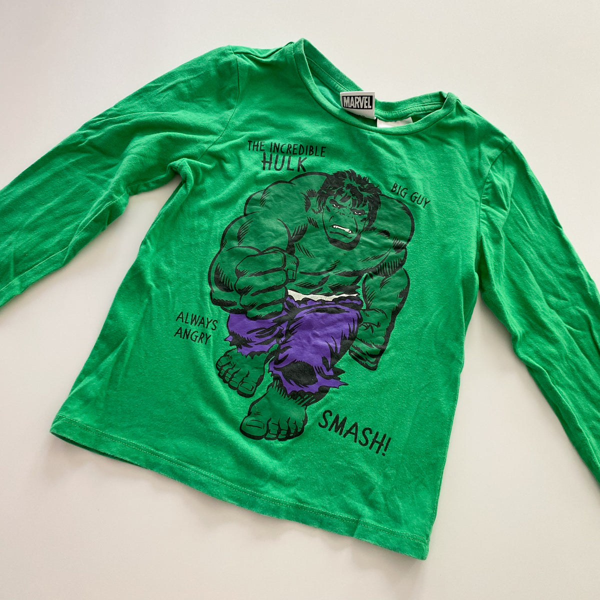 Marvel Hulk Long Sleeve Top - Size 5