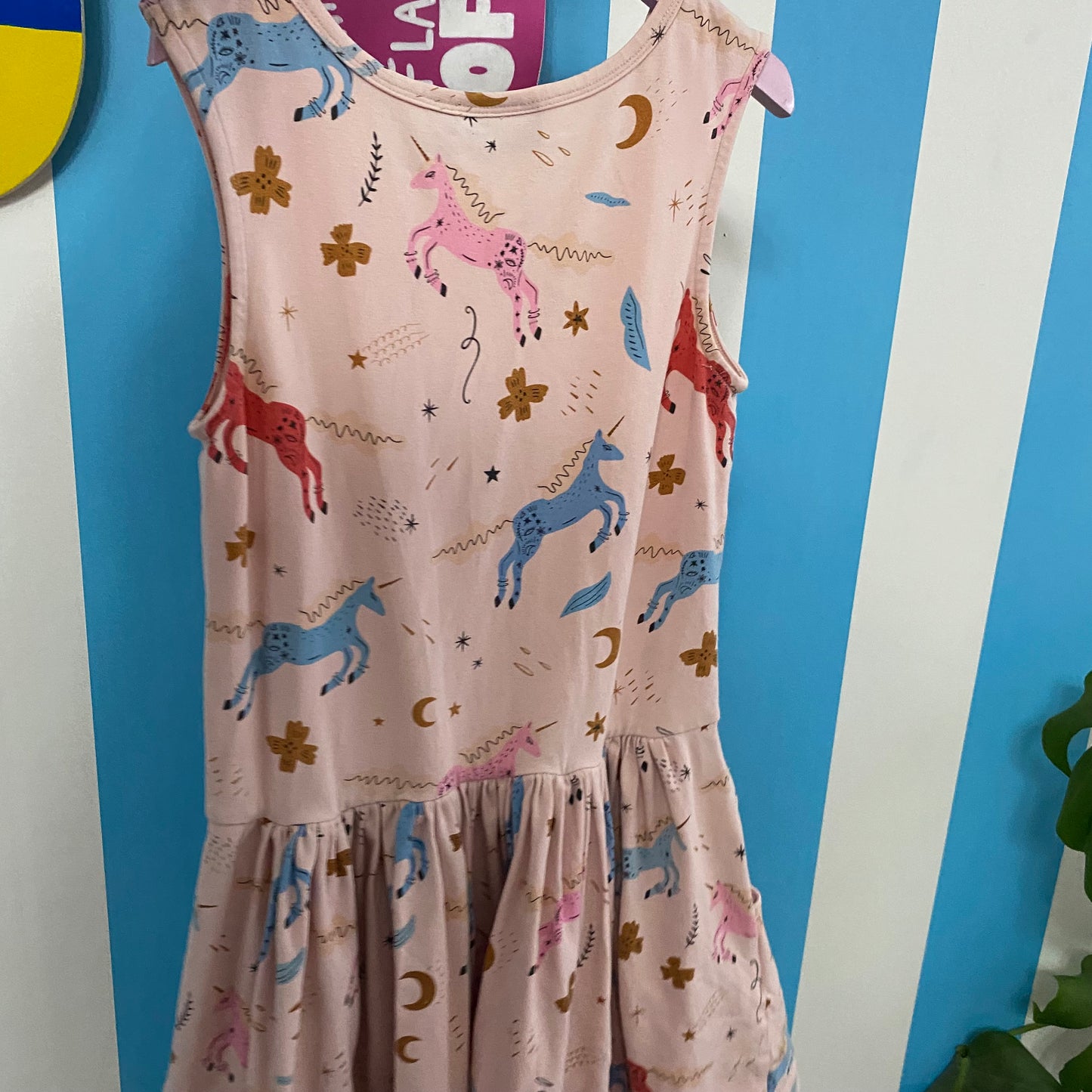 Rock Your Kid Unicorn Dress - Size 7