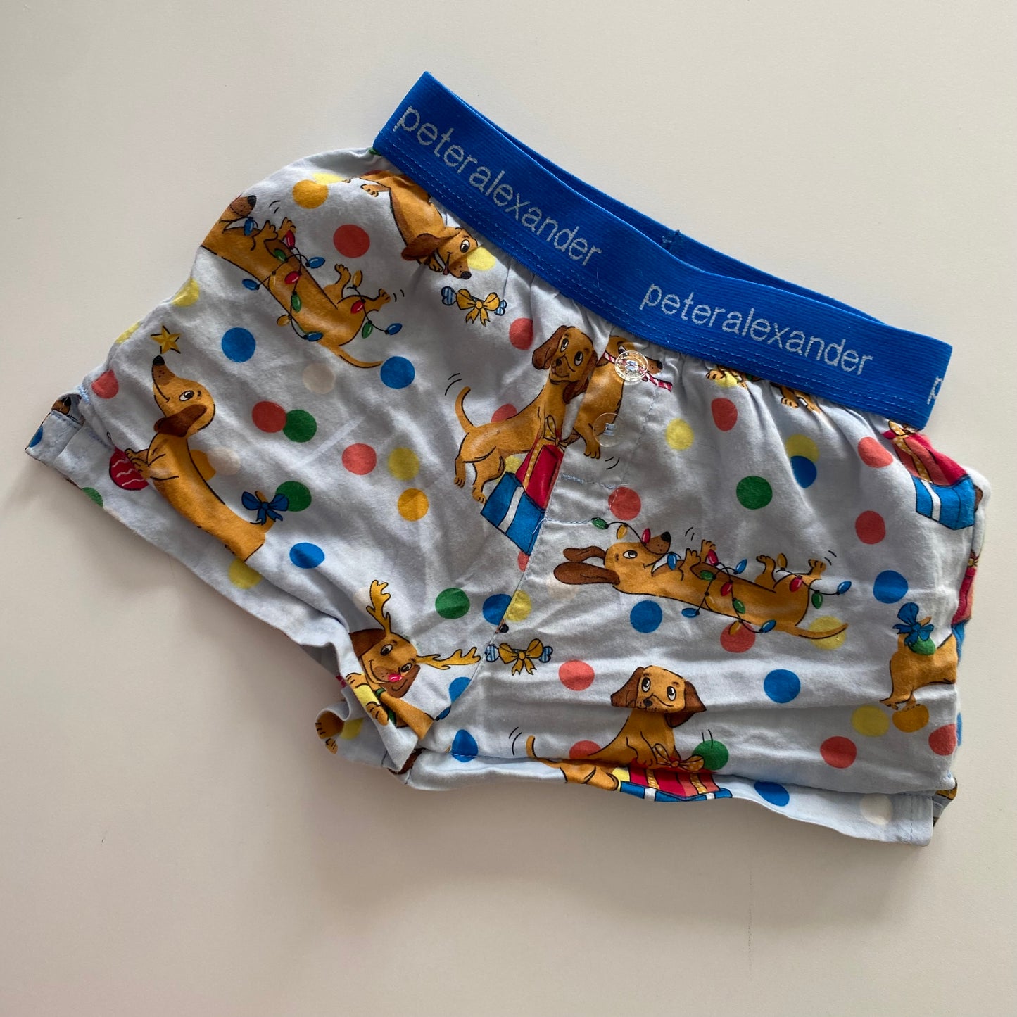 Peter Alexander Christmas Pyjama Shorts - Size 3