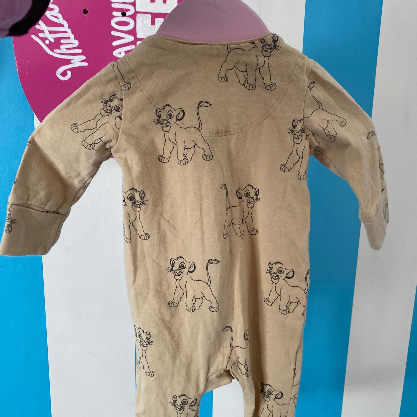 Cotton On Baby Disney Lion King Footed Suit - Size 0-3M