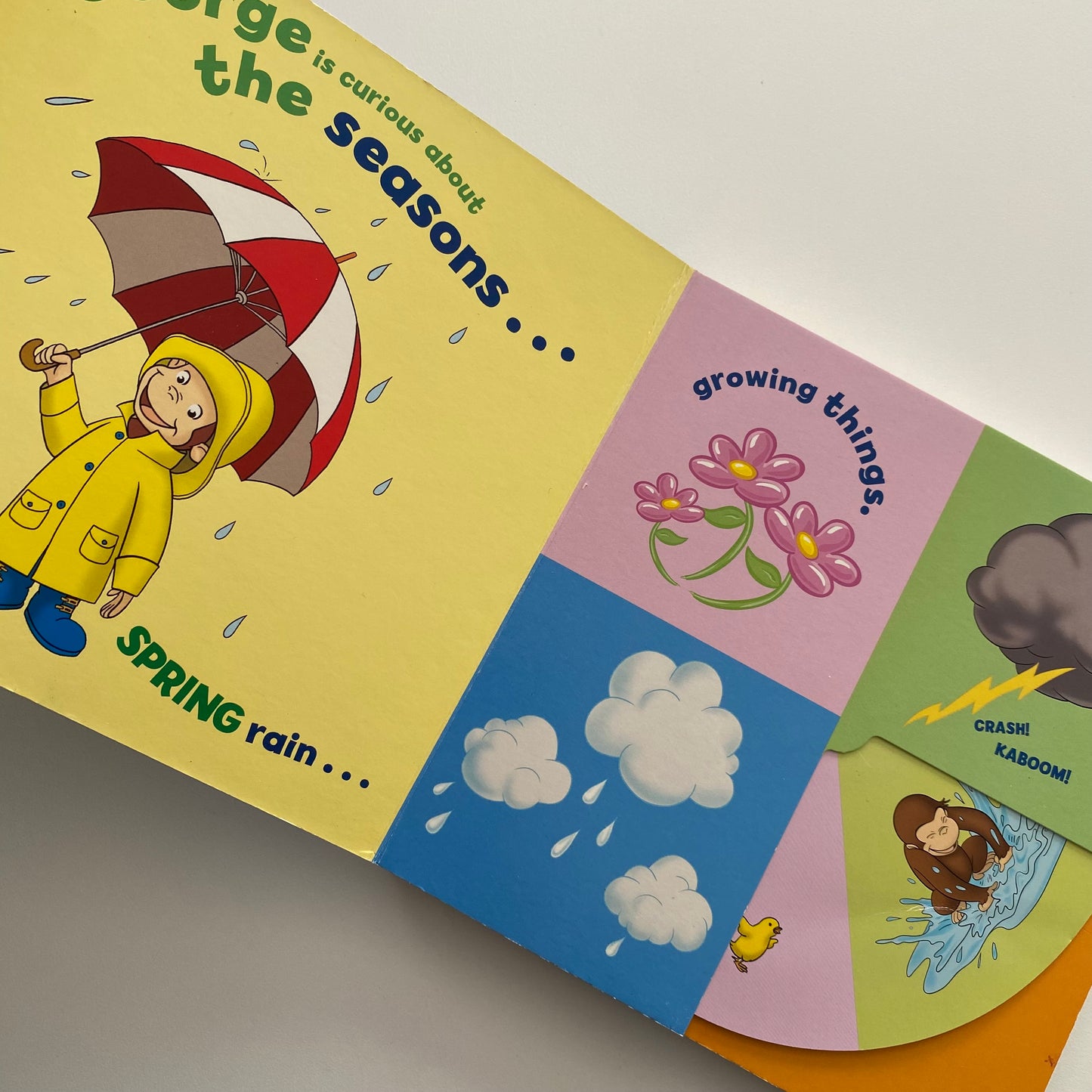 Curious George Seasons Board Book