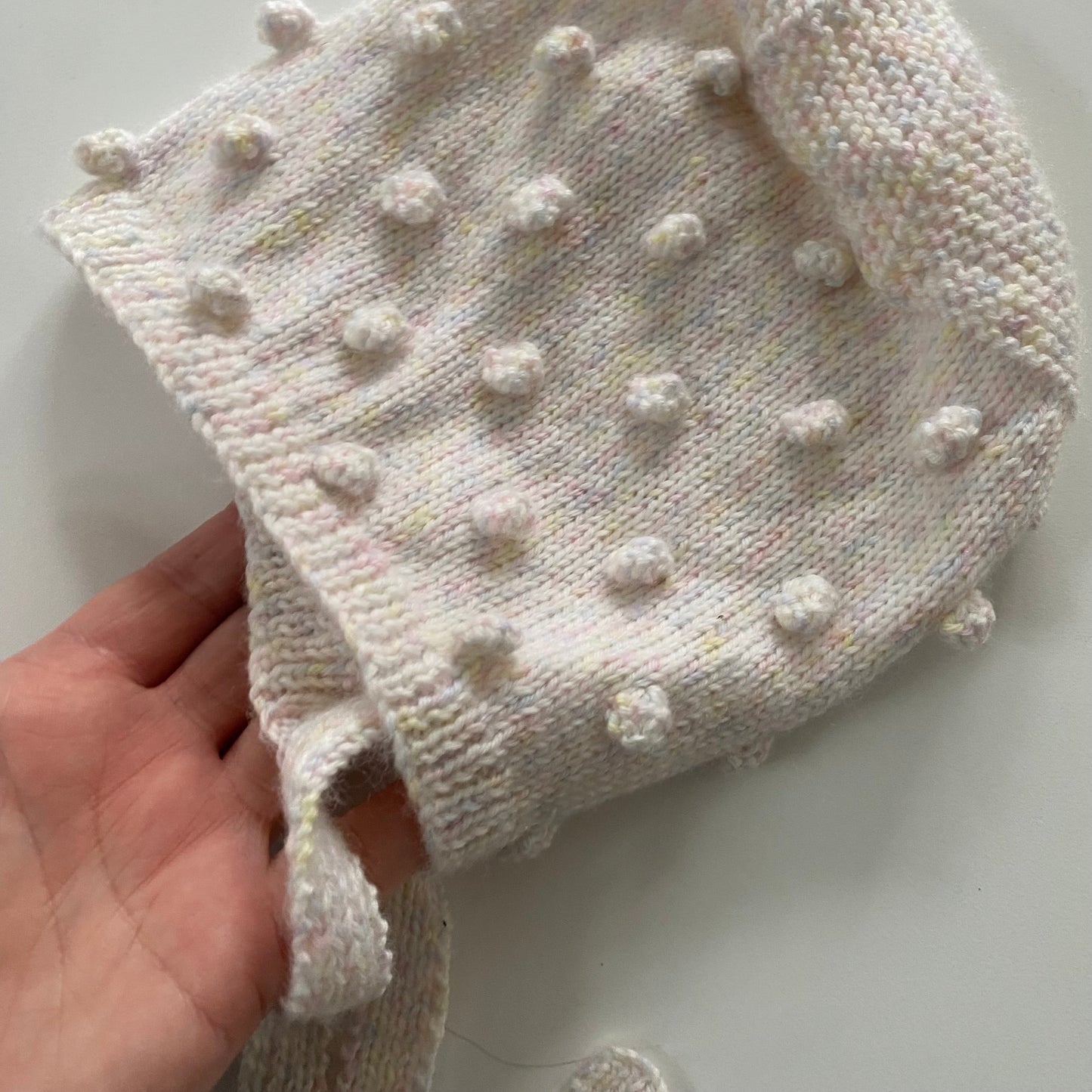Handmade Knit Bonnet - Size 1