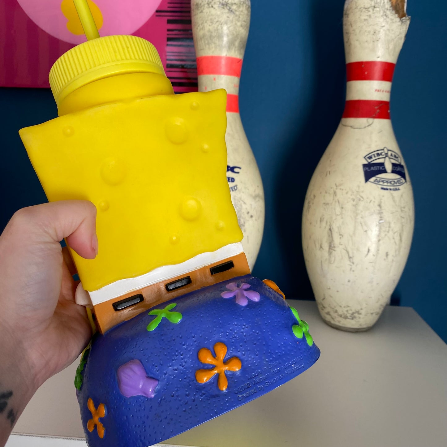 SpongeBob Square Pants Universal Studios 2002 Drinking Cup