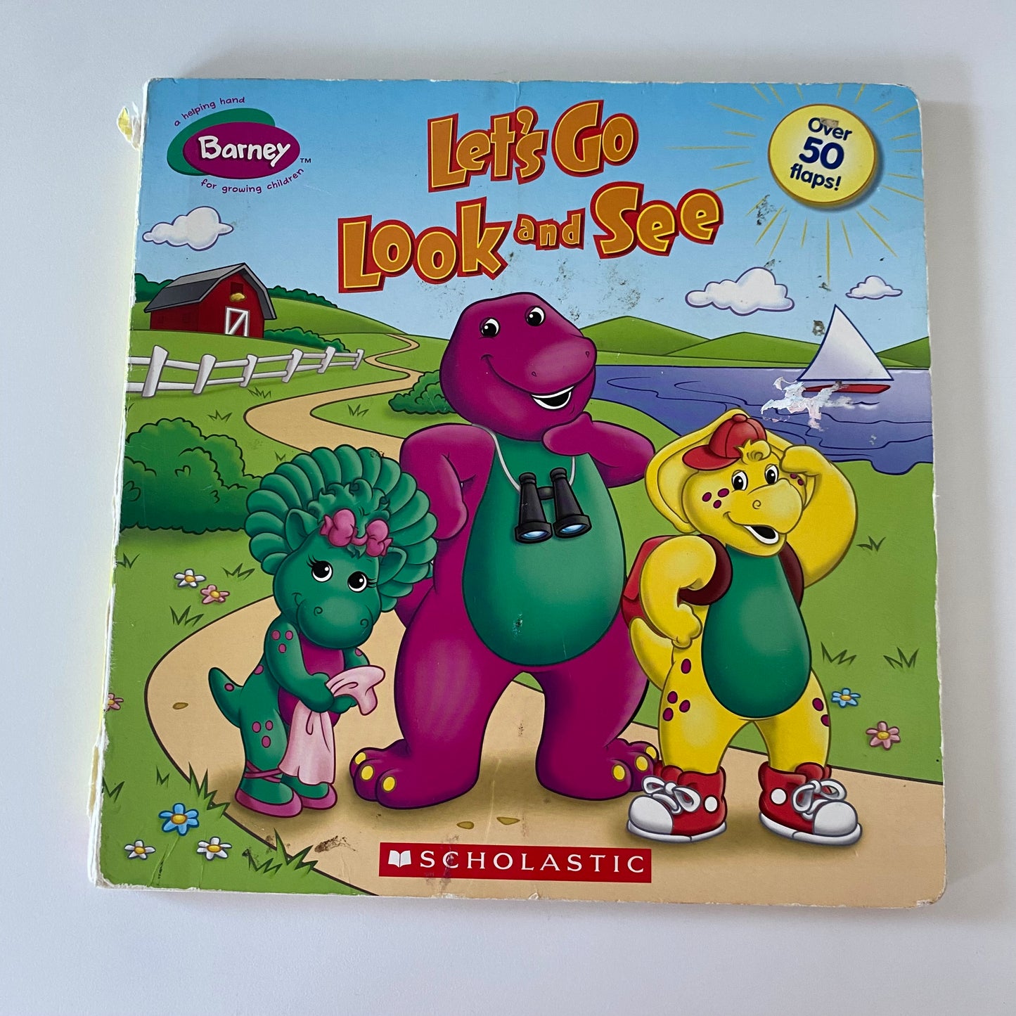 Barney Let’s Go Look & See Lift The Flap Book