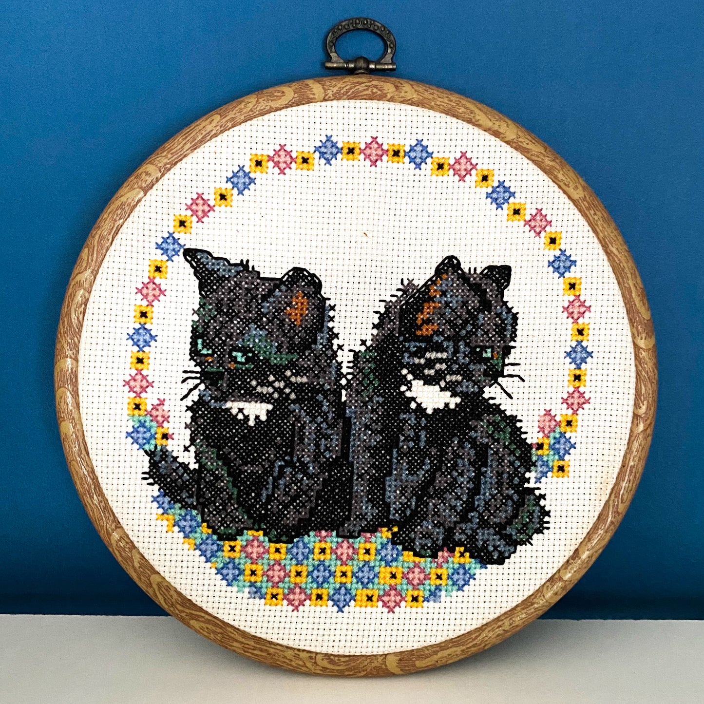 Kittens Embroidery Hoop
