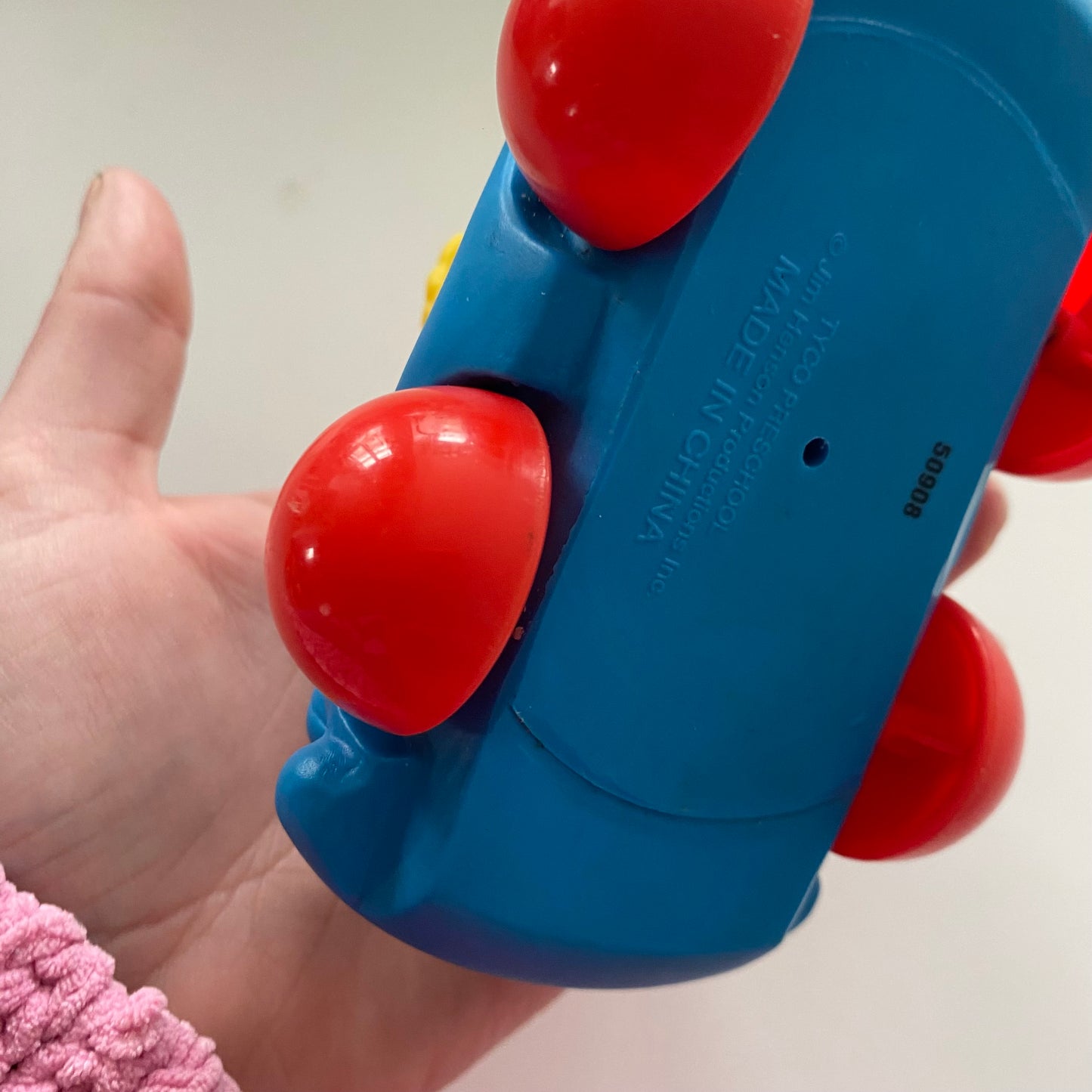 Vintage Sesame Street Big Bird Rubber Car