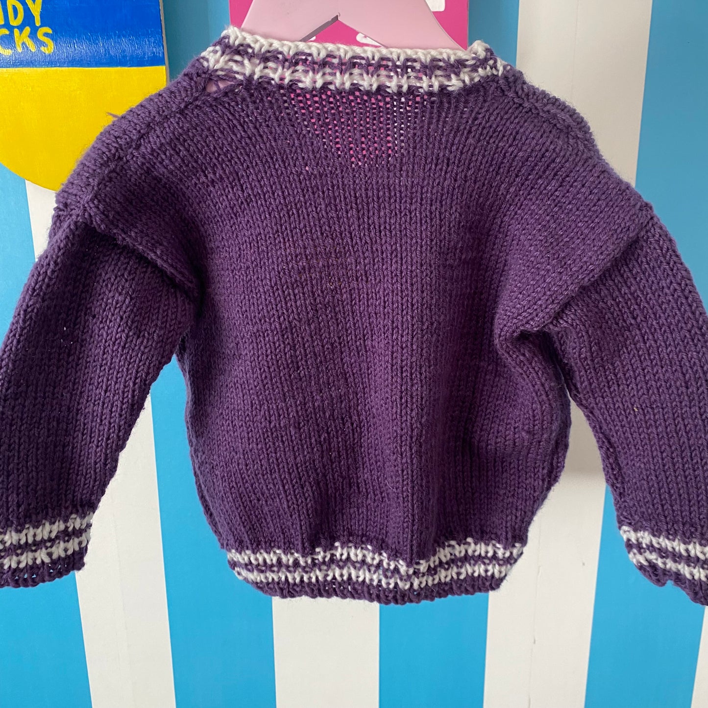 Handmade Paw Patrol Rubble Knit Jumper - Size 1-2Y