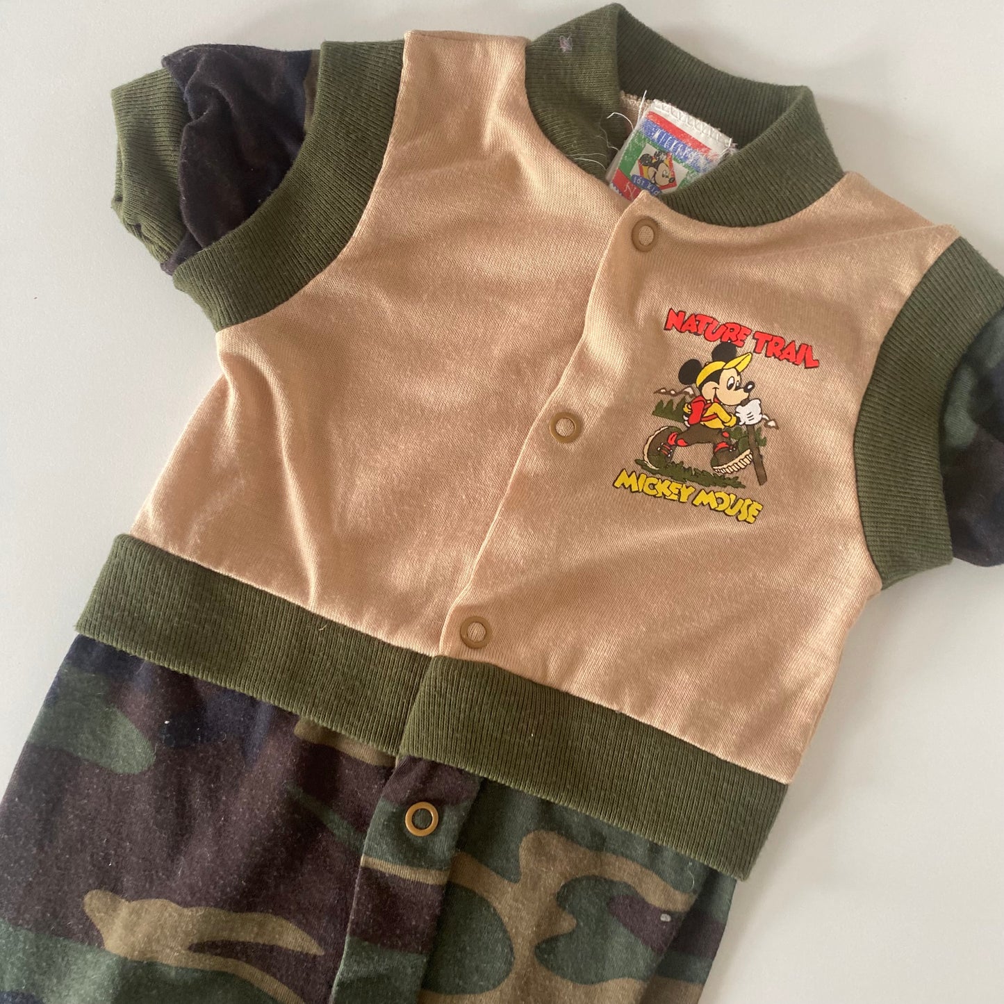 Vintage Disney Mickey Mouse Romper - Size 3-6M