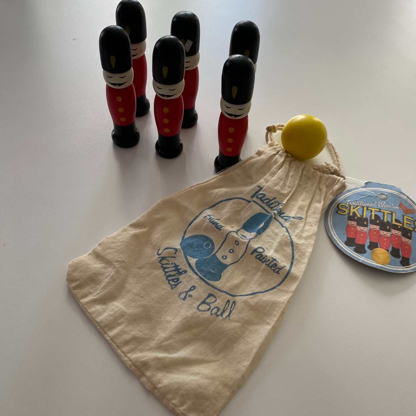 Wooden Skittles Game