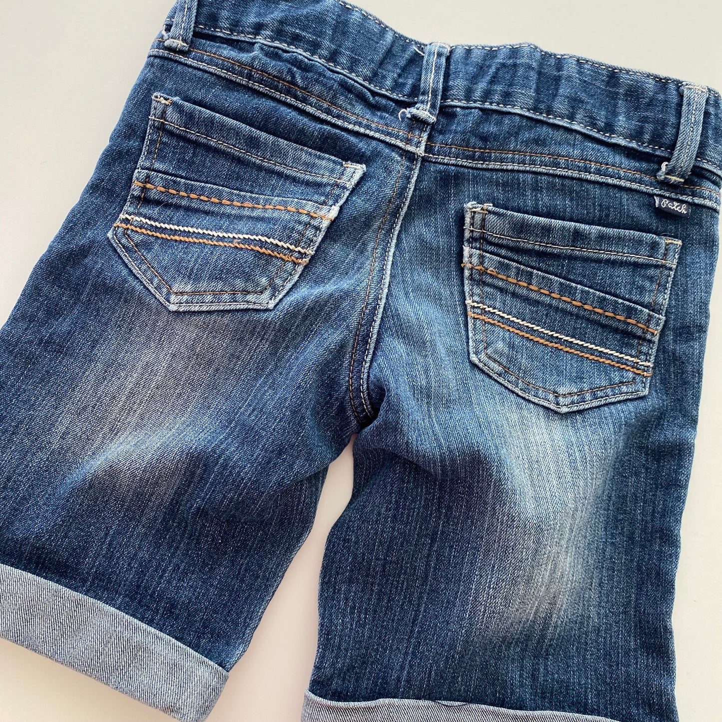 Y2K Pumpkin Patch Denim Shorts - Size 4