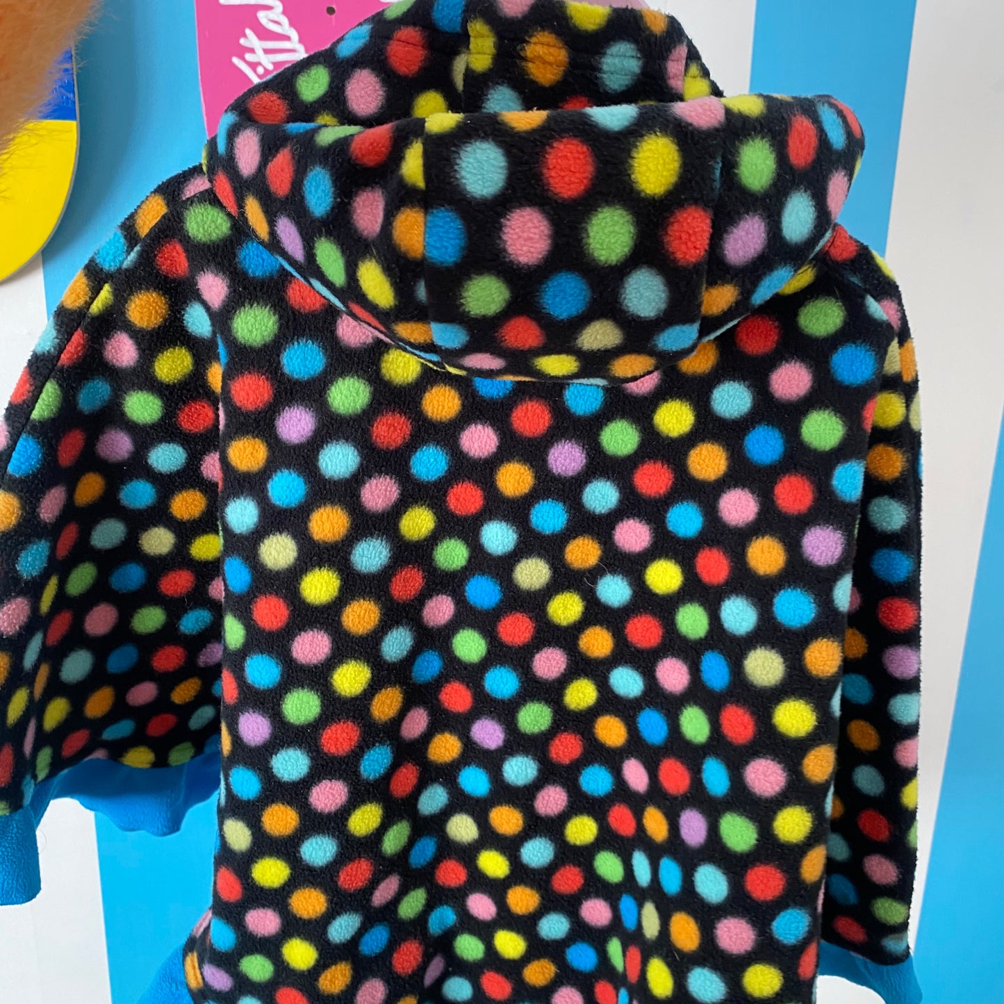 Fleece Hooded Poncho - Size 4-6Y