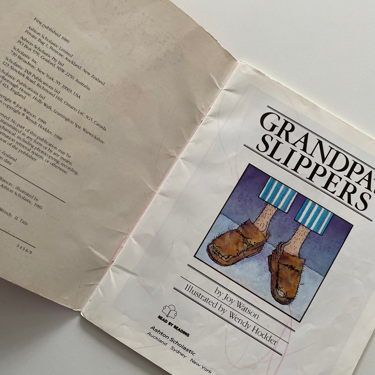 Grandpa’s Slippers Book