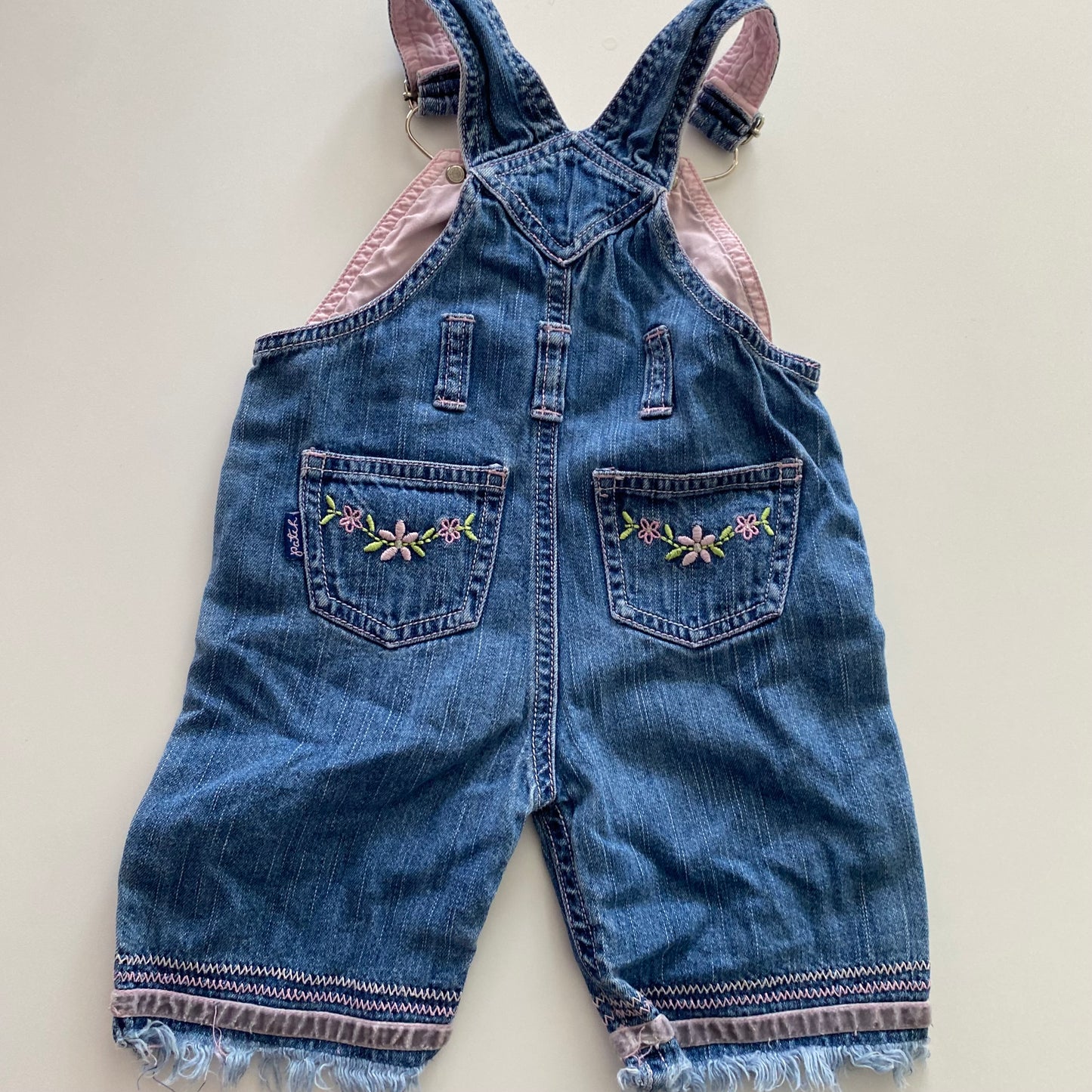 Vintage Pumpkin Patch Overalls - Size 6-12M