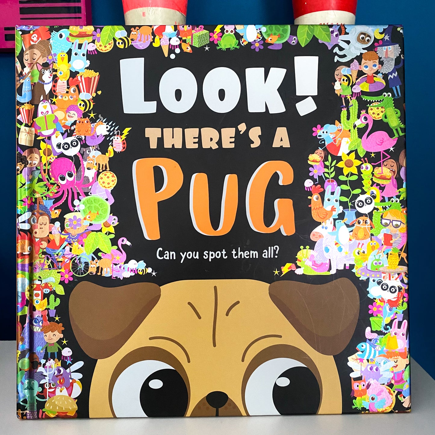 Look There’s A Pug! Can You Spot Them All? Book