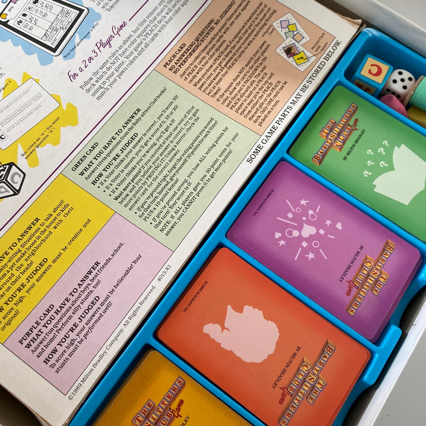 Vintage MB Games The Babysitters Club Game