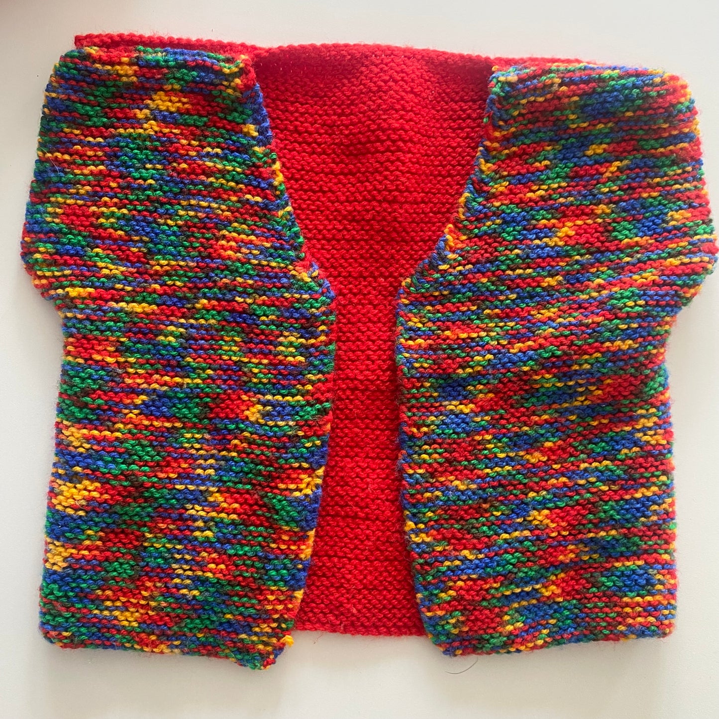 Rainbow Knit Vest - Size 1-5Y