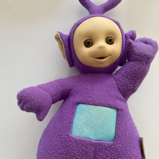 Vintage Teletubbies Tinky Winky Interactive Plush (FLAW)