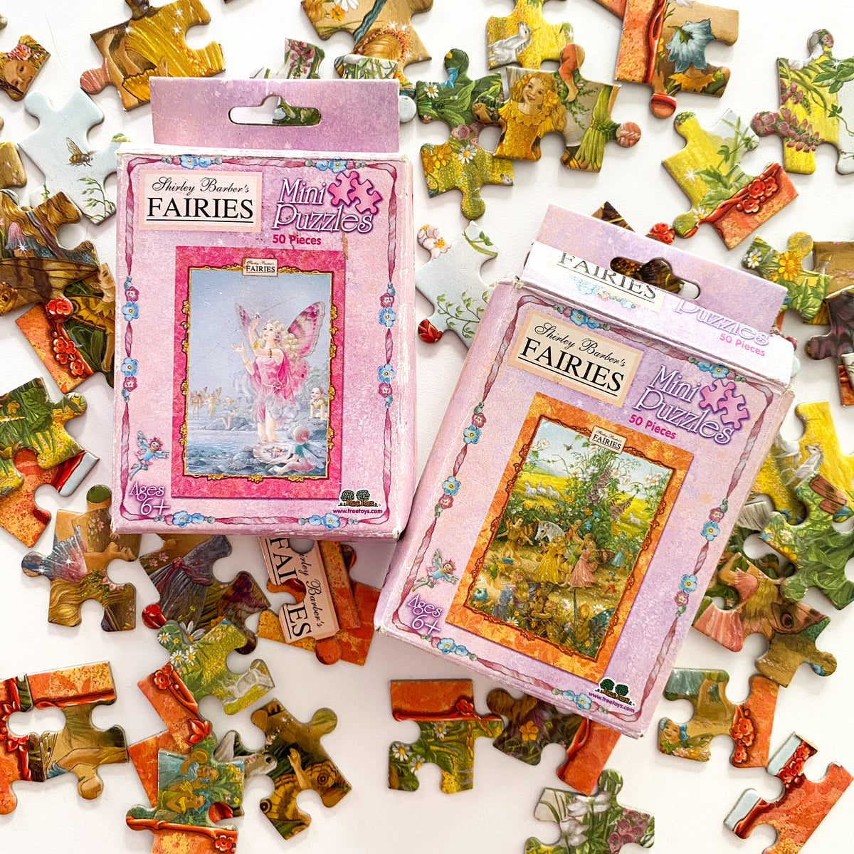 Vintage Shirley Barber Mini Puzzle Bundle