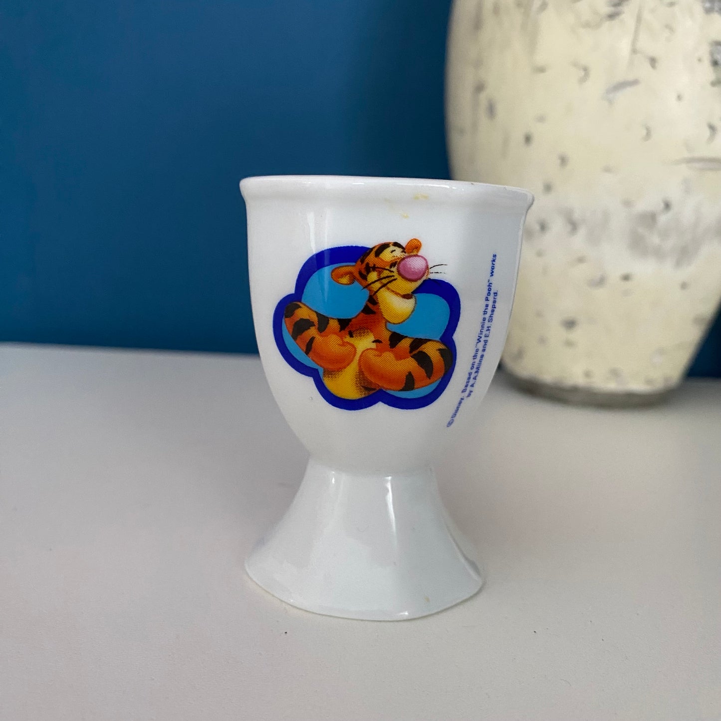 Vintage Winnie The Pooh Eeyore & Tigger Ceramic Egg Cup