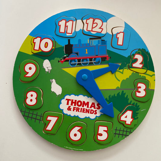Thomas The Tank Engine Wooden Clock Puzzle