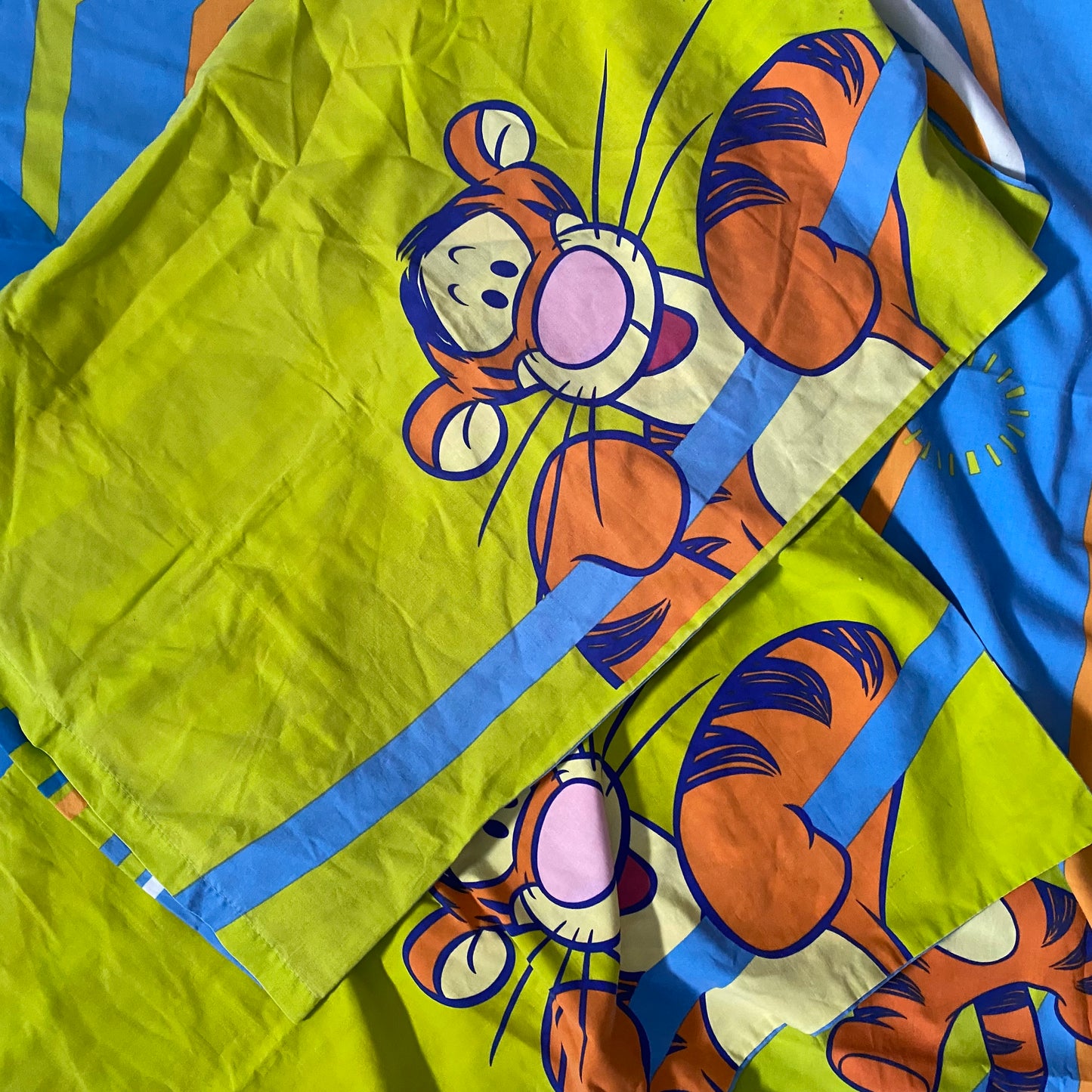 Vintage Disney Winnie The Pooh Double Duvet Cover & Pillowcases