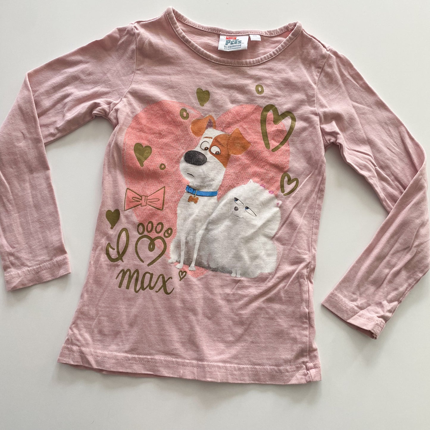 The Secret Life Of Pets Long Sleeve Top - Size 4-5Y