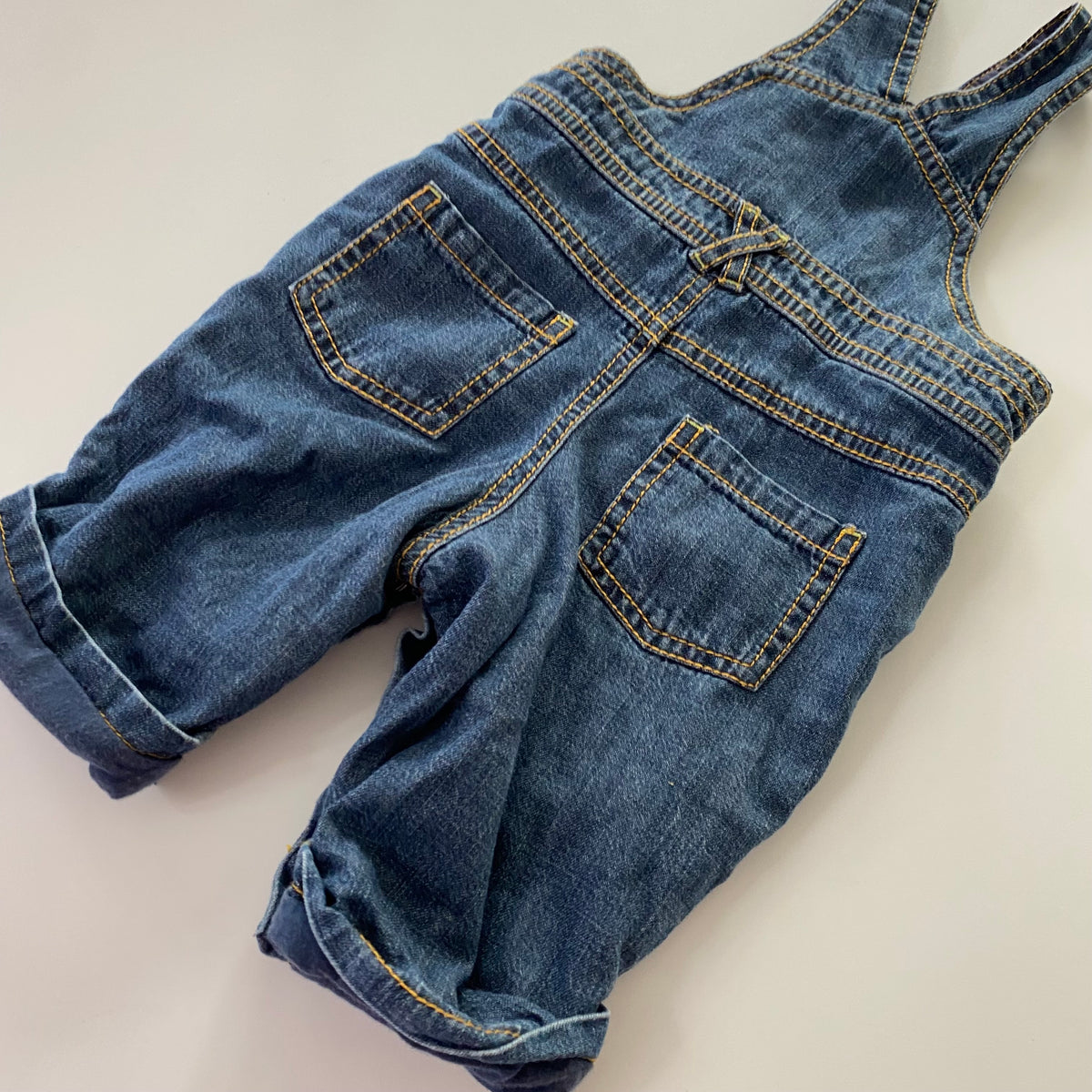 Denim Overalls - Size 3M