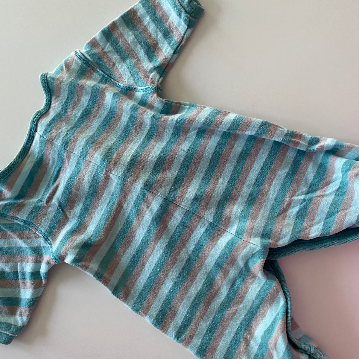Vintage Pumpkin Patch Romper - Size NB