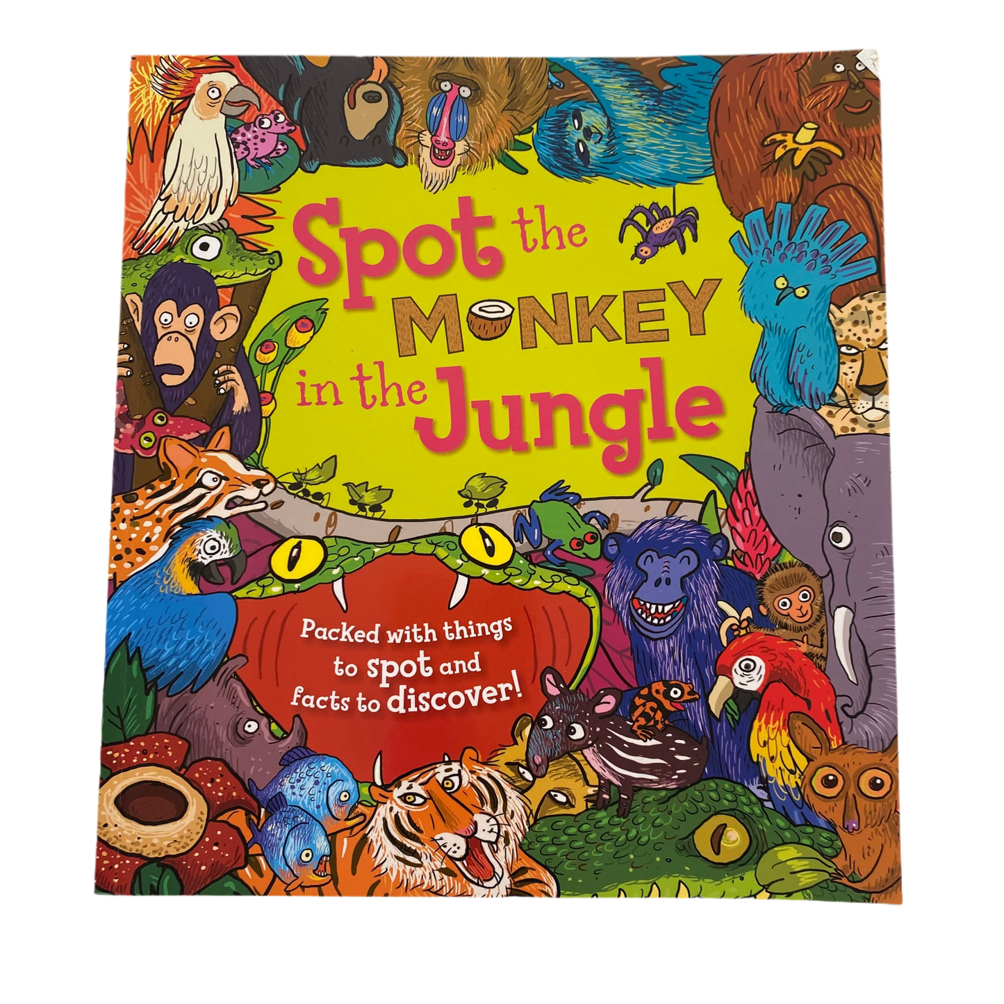 Spot The Monkey In The Jungle Look & Find Book