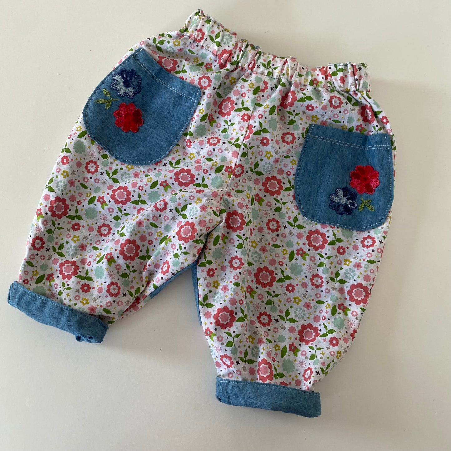 Handmade Reversible Pants - Size 1