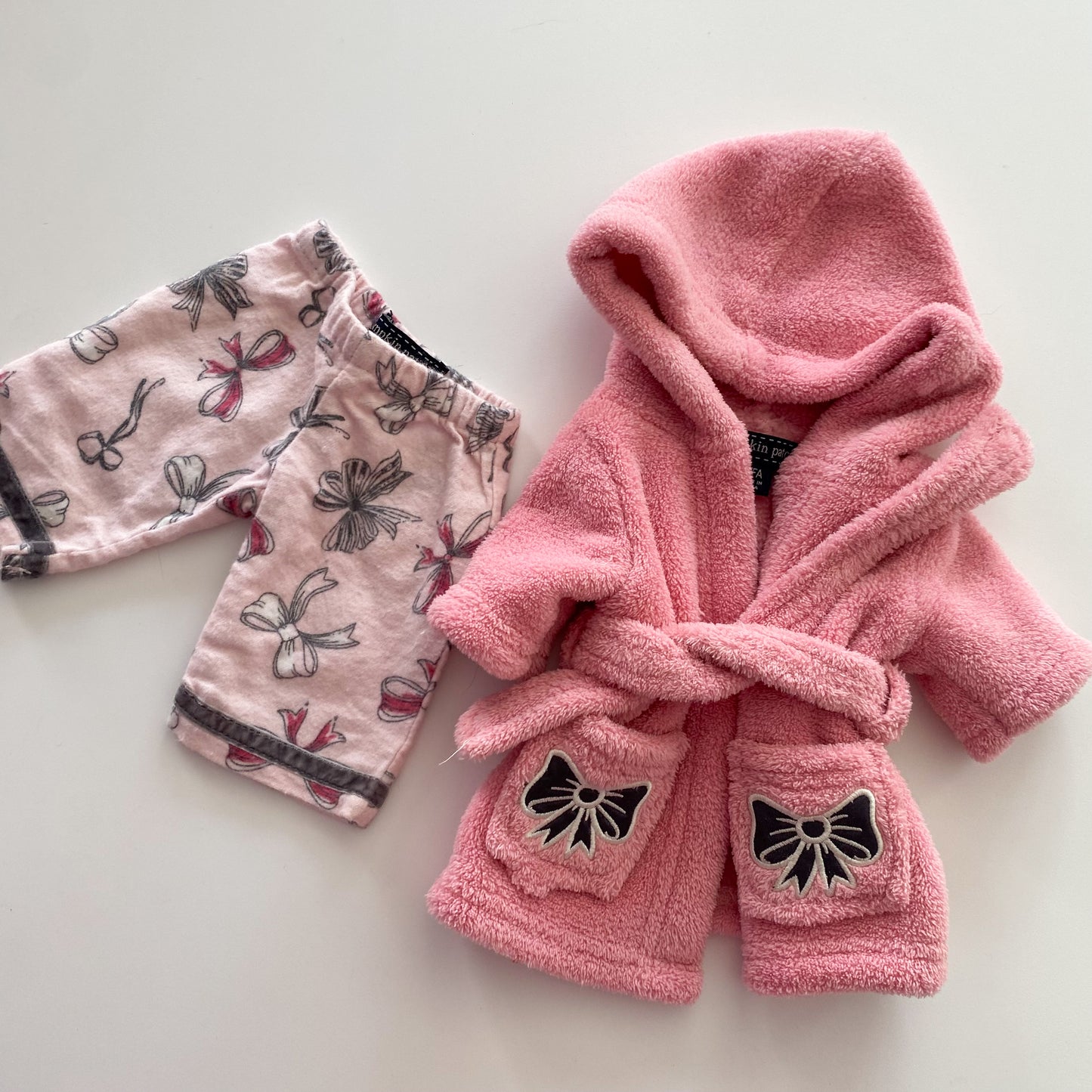 Vintage Pumpkin Patch Bear Pyjama Pants & Dressing Gown