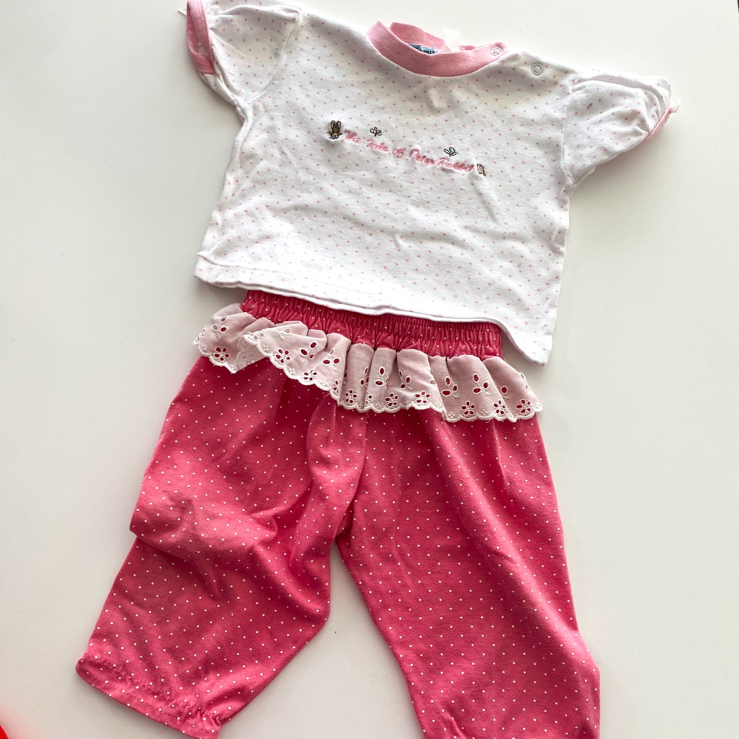 Vintage Peter Rabbit Top & Pants - Size 6-9M