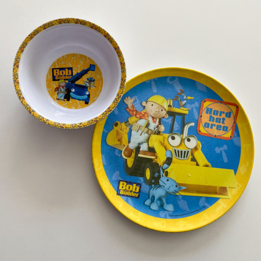 Bob The Builder Melamine Bowl & Plate