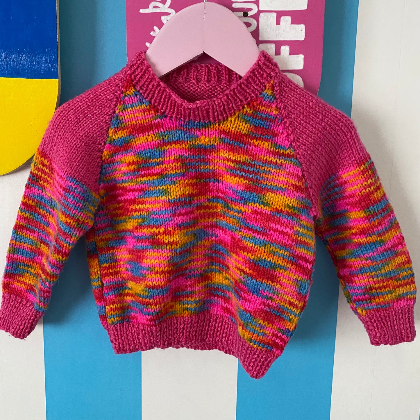 Handmade Knit Jumper - Size 6-12M