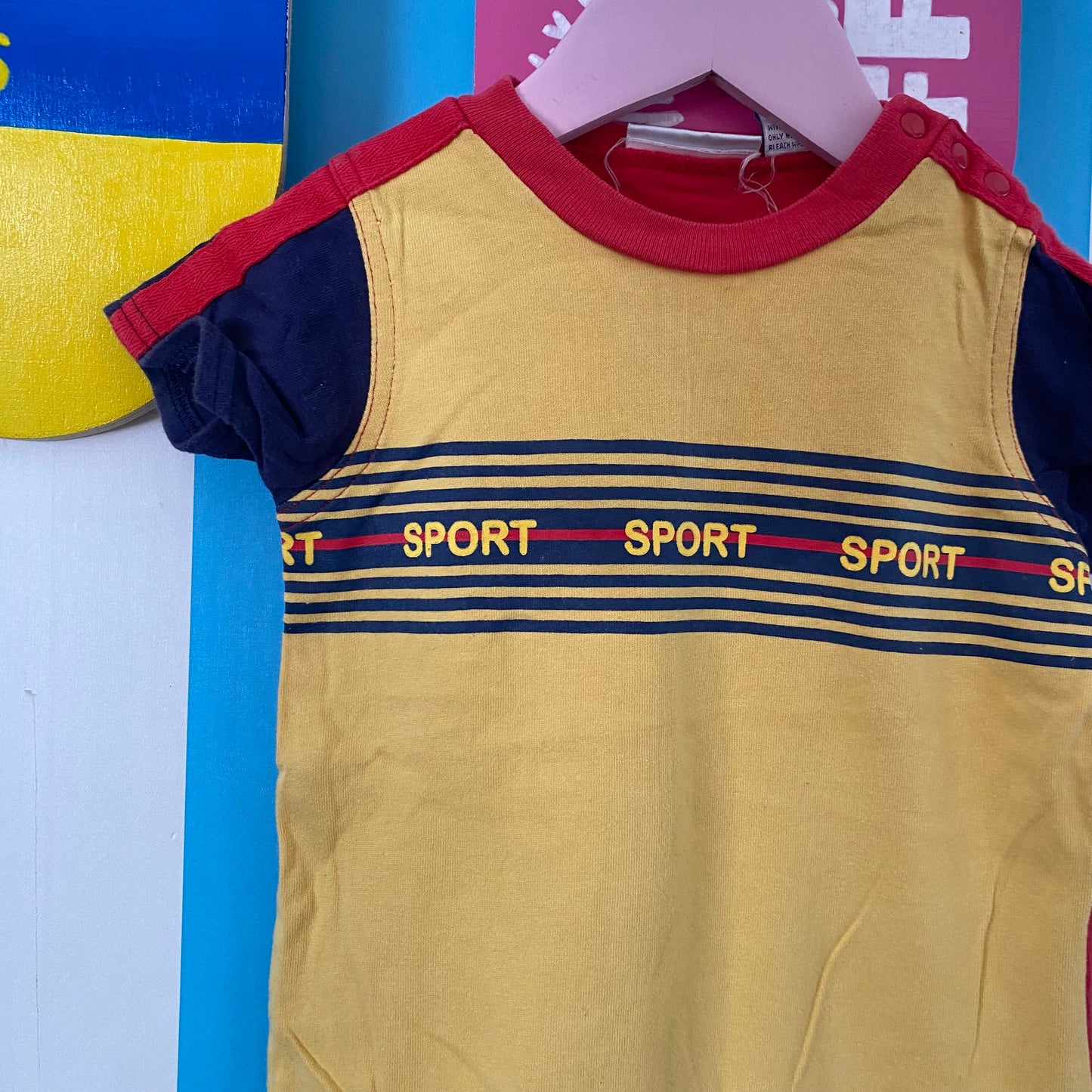 Vintage Expressions Romper - Size 12M