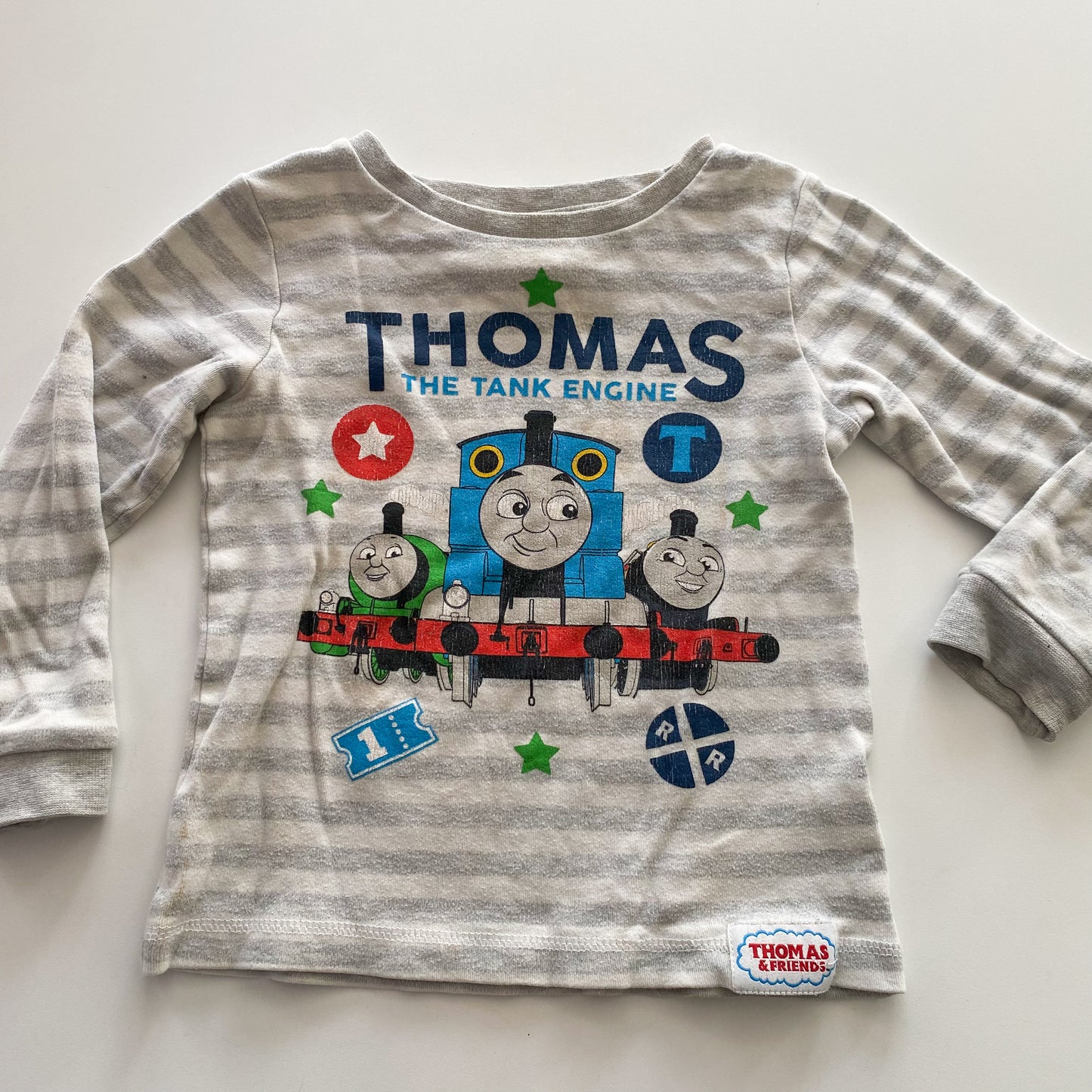 Thomas The Tank Engine Long Sleeve Top - Size 1-2Y