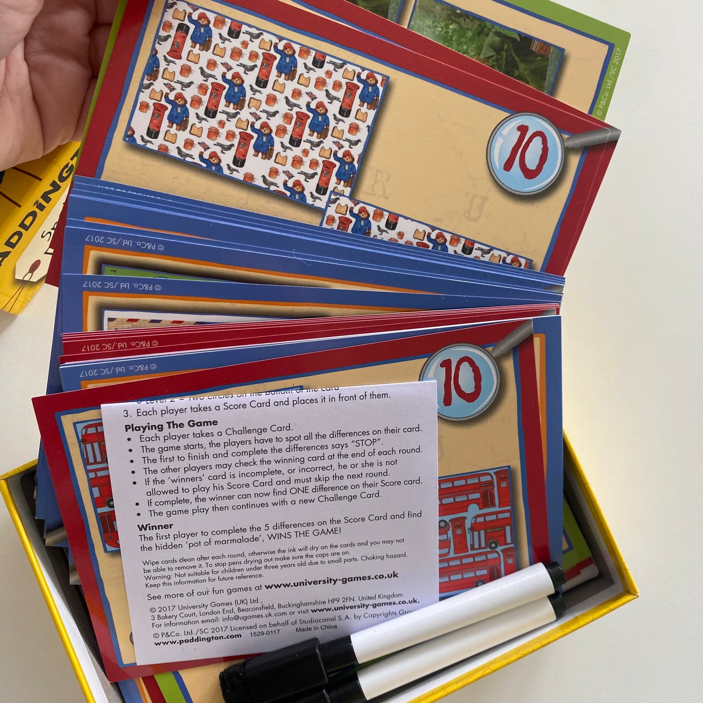 Paddington Bear Spot The Difference Game