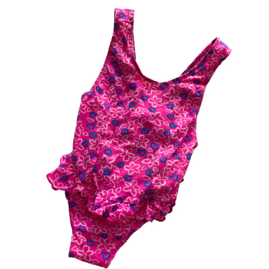 Vintage Tickled Pink Swimsuit - Size 5Y