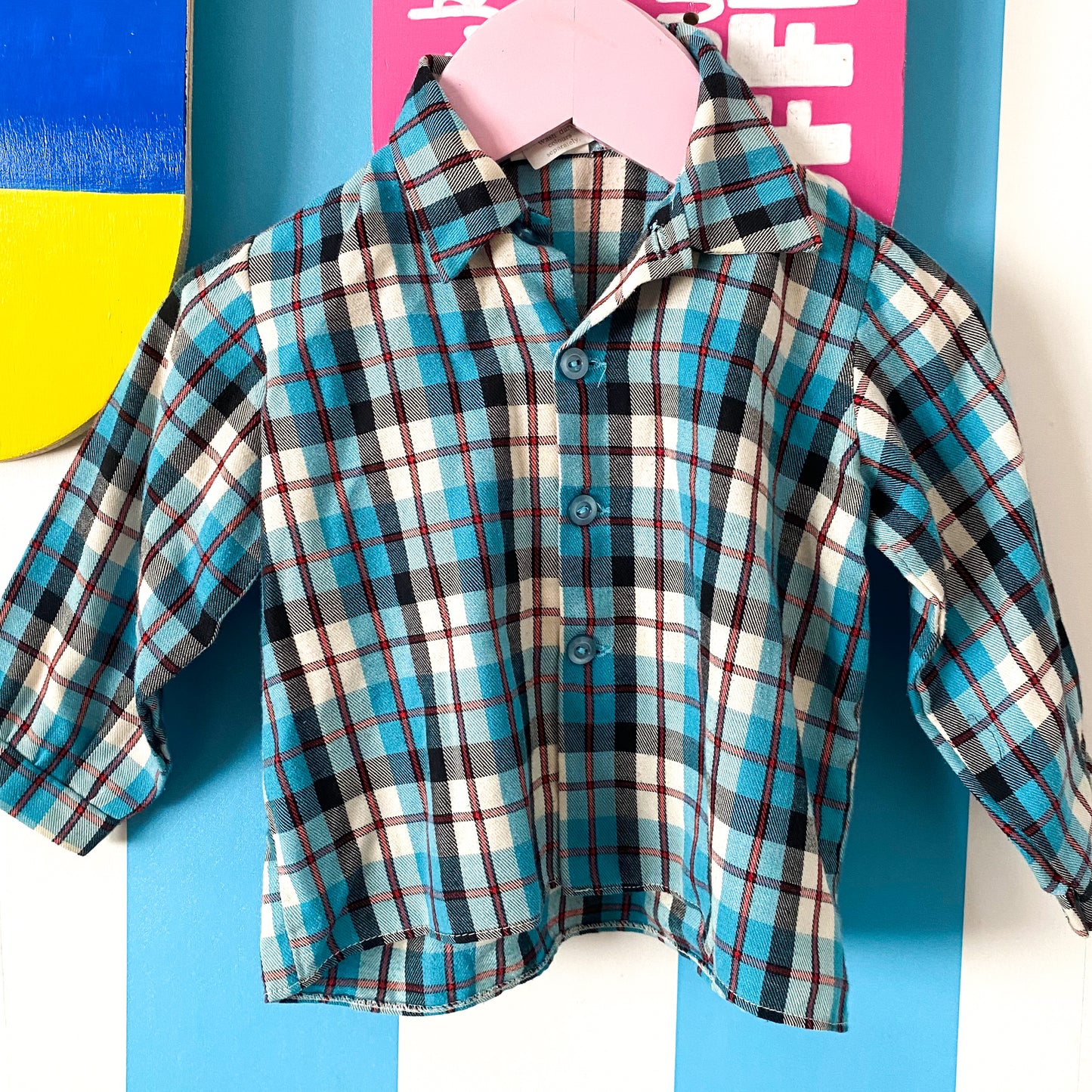Vintage Flannel Shirt - Size 12M