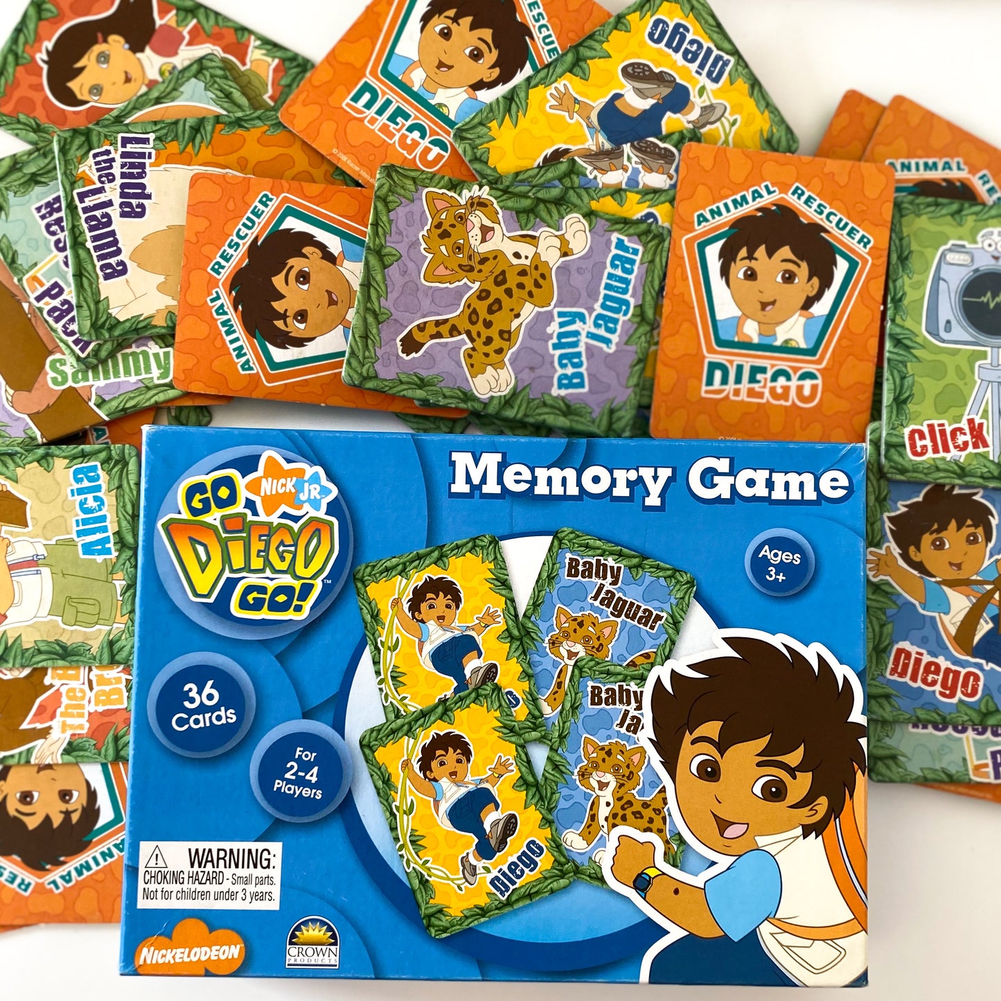 Go Diego Go Memory Game