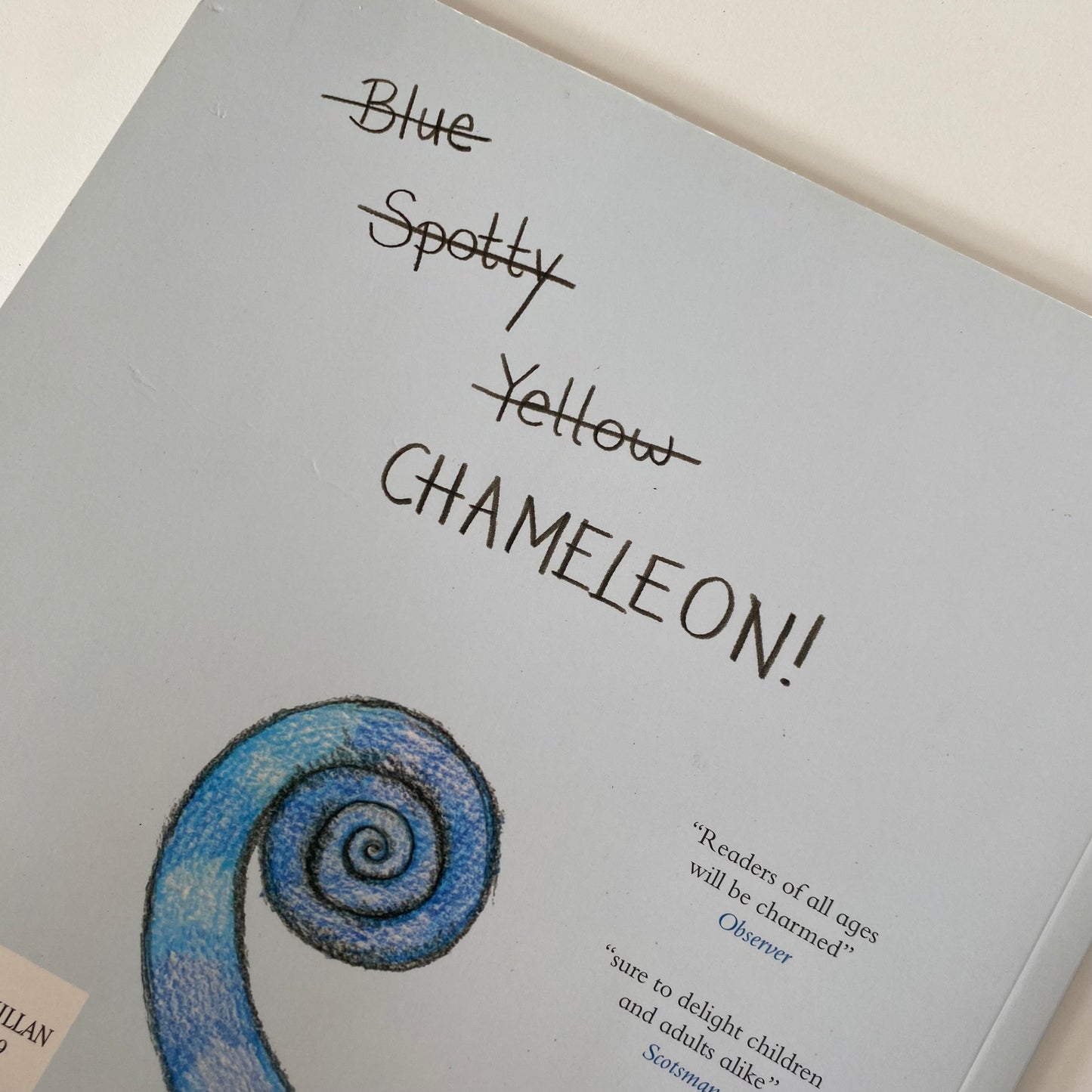 Book - Blue Chameleon