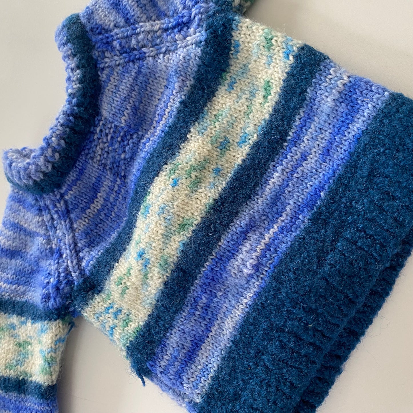 Handmade Knit Cardigan - Size 3M