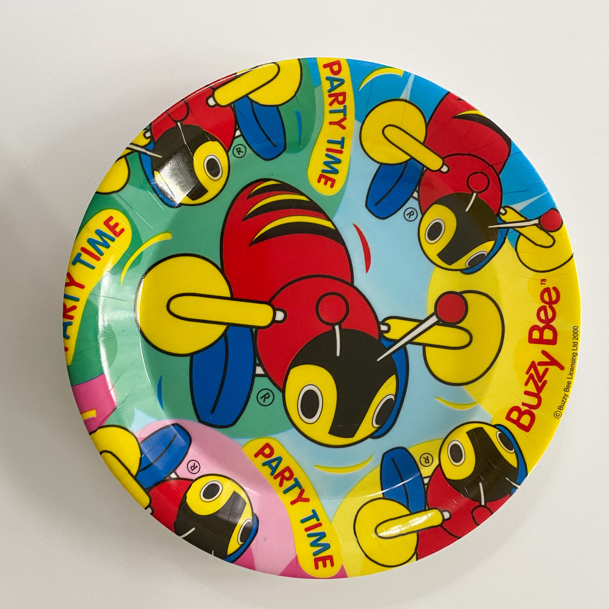 Buzzy Bee Plastic Plate