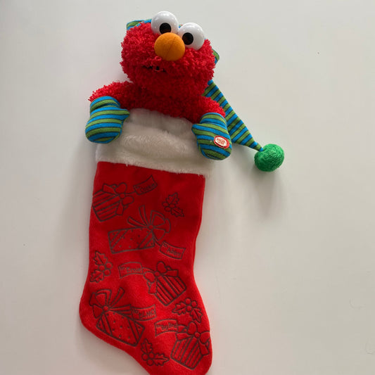 Vintage Sesame Street Elmo Stocking
