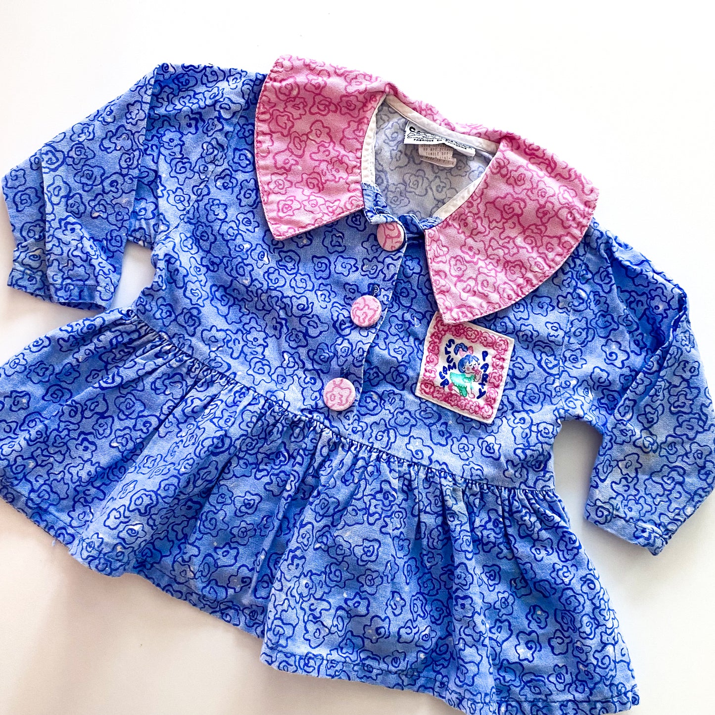 Vintage Floral USA Shirt - Size 2