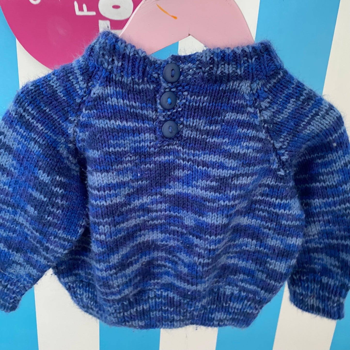 Handmade Knit Jumper - Size 6-12M