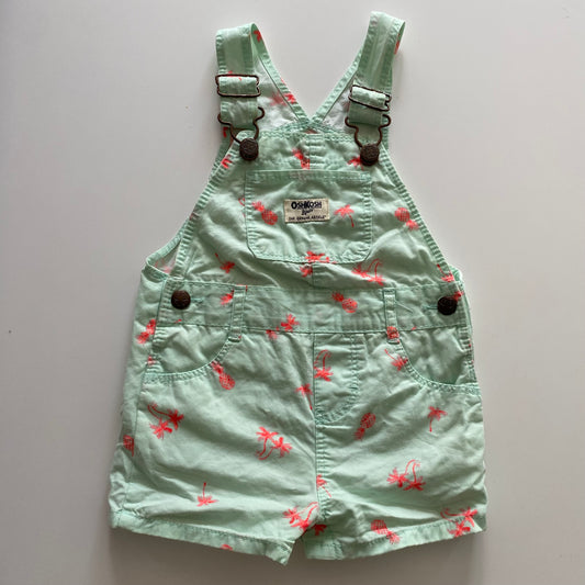 Oshkosh Flamingo Shortalls - Size 18M