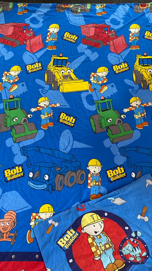 Bob The Builder Single Duvet Cover & Pillowcase