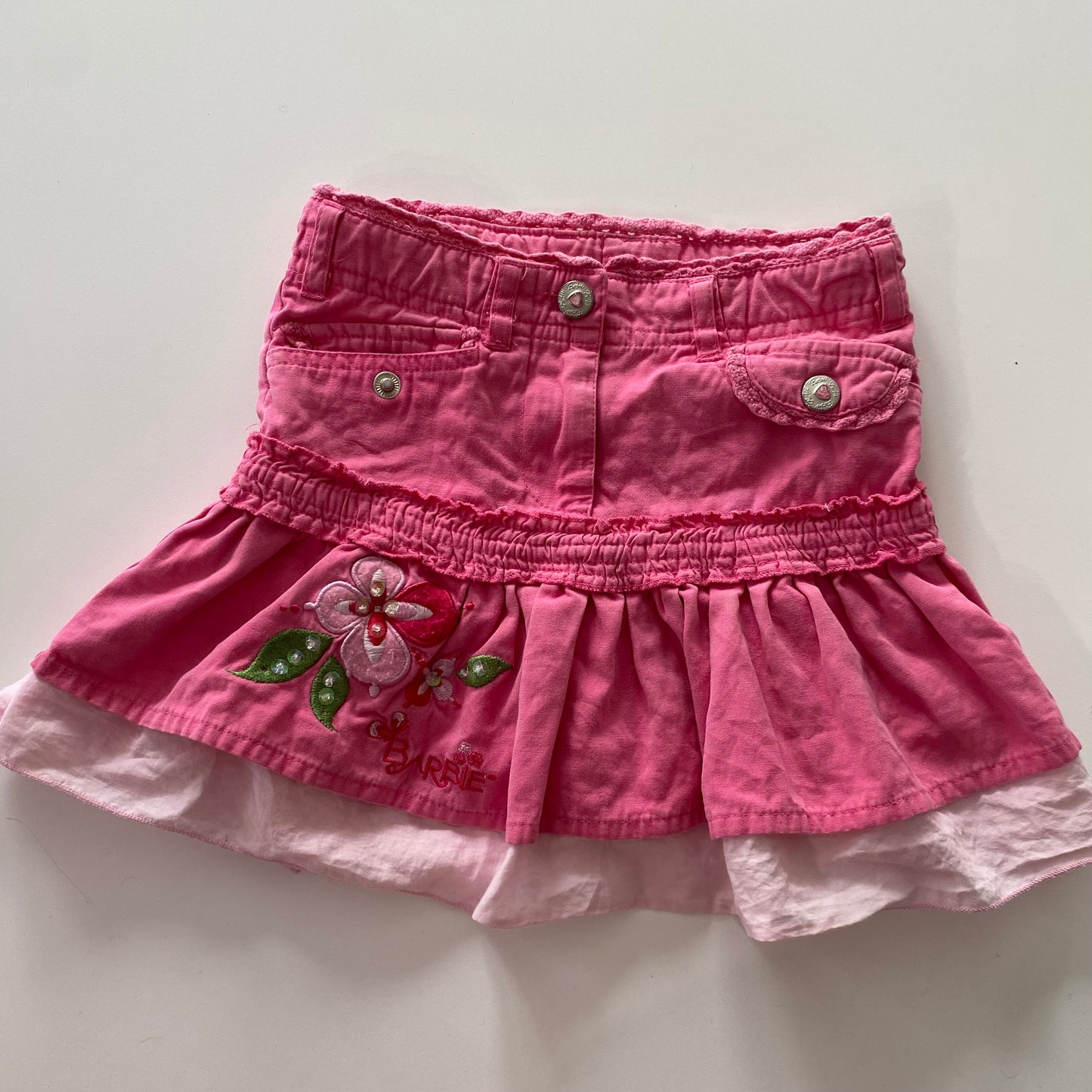 Y2K Barbie Skirt - Size 3