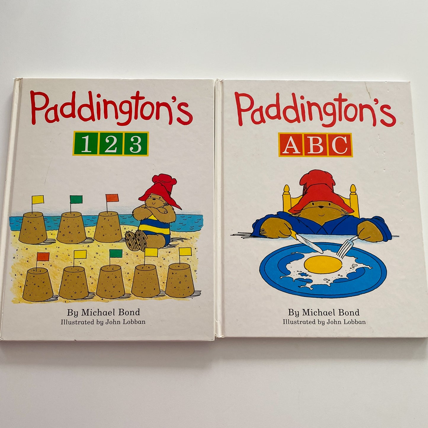 Vintage Paddington Bear 123 & ABC Book Bundle